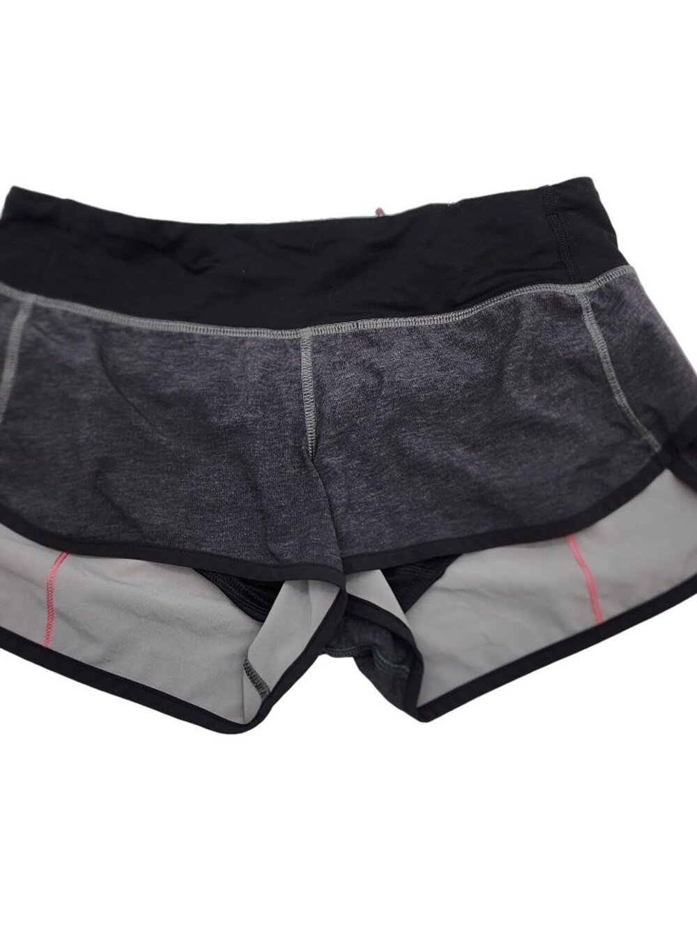 Lululemon heathered Black Speed Short Womens size 4